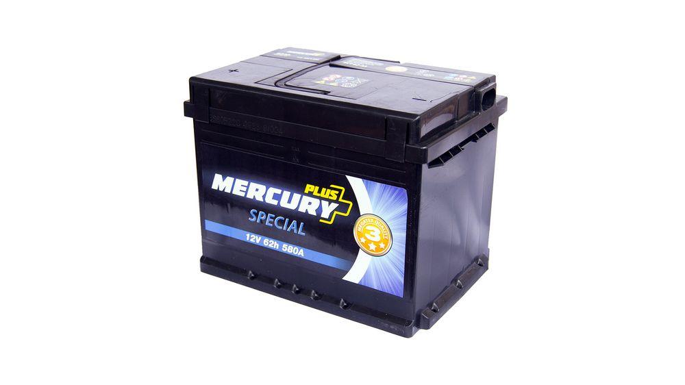 Акумулятор MERCURY SPECIAL Plus 62Ah Н (+/-) (580EN) (д242*ш175*в175)